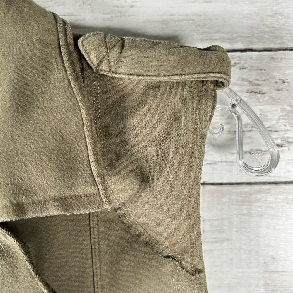 JOE’S Jeans  Trucker Cotton Knit Army Green Cropped Vest M